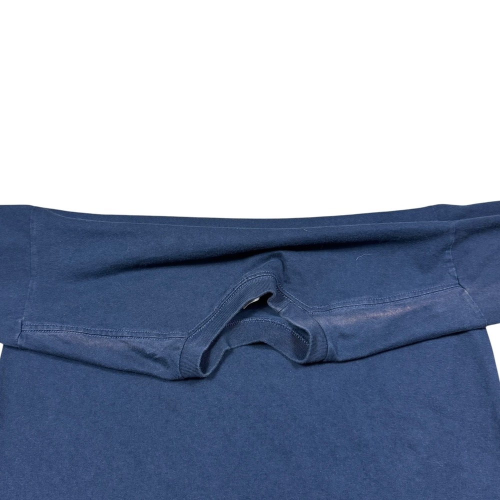 Vintage 2000s Champion Navy Blue Carolina UNC Spell Out Shirt Men's Medium - Picture 4 of 7